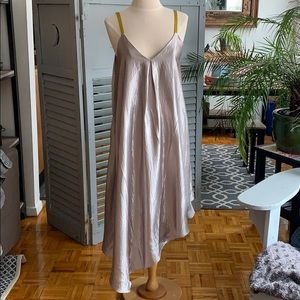 Metallic dress from Anthropologie